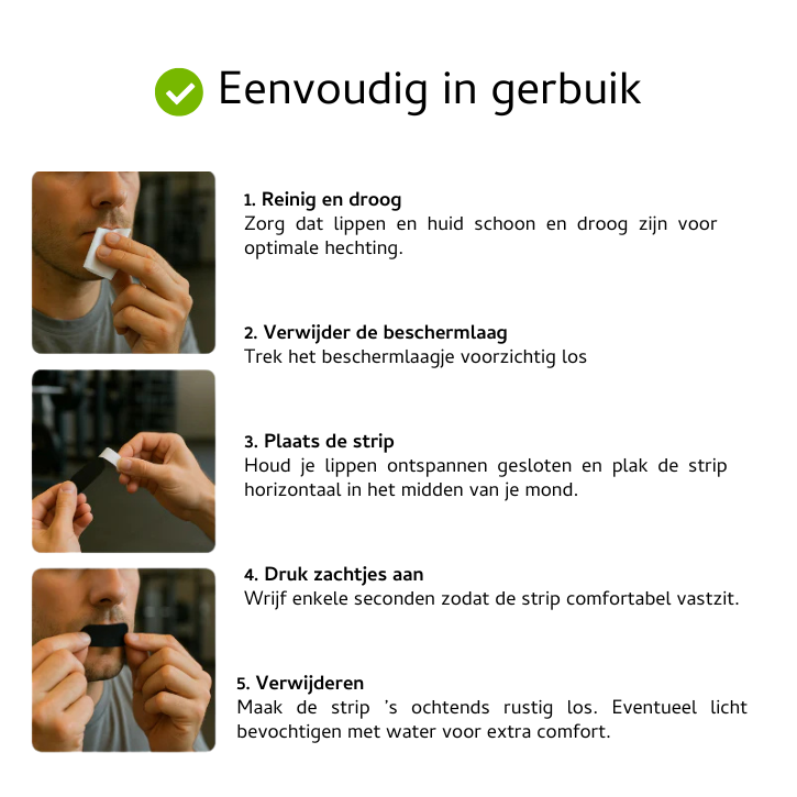 Mondstrips - Mondtape voor een optimale nachtrust