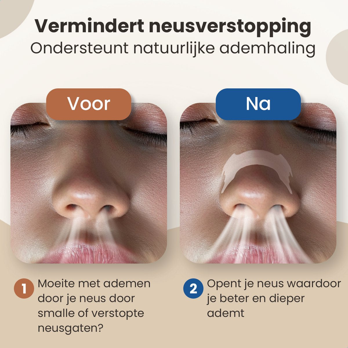 Neusstrips – Voor diepe slaap & topprestaties tijdens sport