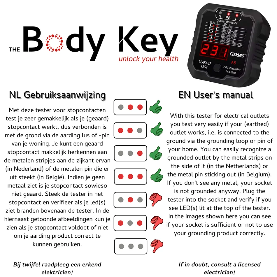 Aarding Stopcontact Tester