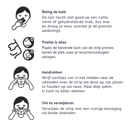 Neusstrips – Voor diepe slaap & topprestaties tijdens sport